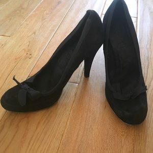 Pedro Garcia suede black heels